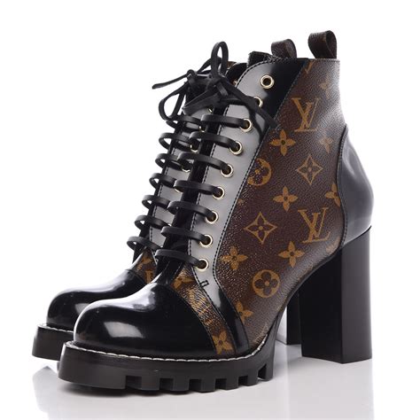 Louis Vuitton monogram ankle boots